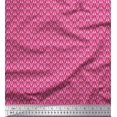thumbnail image 1 of Soimoi Poly Georgette Fabric Leaves Small Decor Fabric Printed Yard 42 Inch Wide, 1 of 3