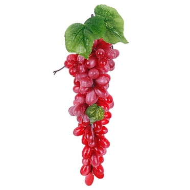Artificial Grape Simulation Fruit Photography Snapshot Fake Grape Sketch fake grape Practise Prop, Purple Red