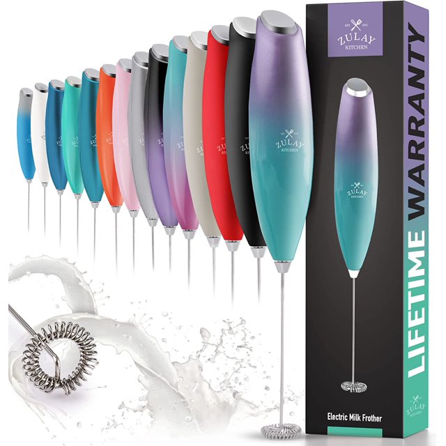 Zulay Kitchen Handheld Titanium Motor Milk Frother (Without Stand)-Northern Lights