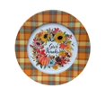 thumbnail image 1 of Printed Metal Charger Plate (Pumpkin Wreath With Border) (13") - Set of 6, 1 of 1