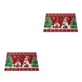 thumbnail image 4 of Baohd Wide Application Merry Christmas Gnome Doormat Soft And Comfortable Water Christmas present 2Set, 4 of 6