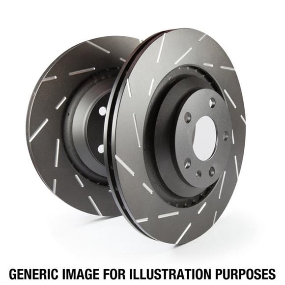 EBC USR7655 4WD USR Slotted Front Rotors for 13 Plus Ford F250 inc Super Duty 6.2