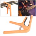 thumbnail image 3 of Capo Guitare, Capos Légers Réglables en Plastique Acier Portable pour Instrument à Cordes Blanc, Noir, Orange, 3 of 8