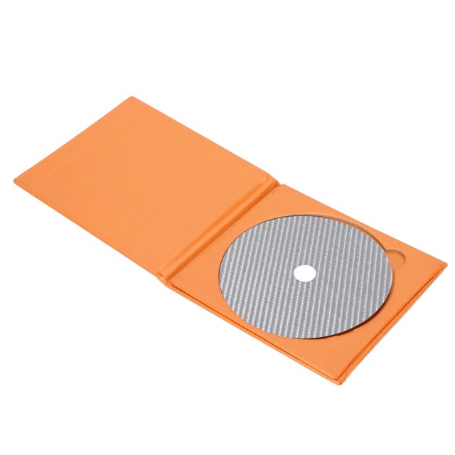Cd Dvd Stabilizer CD DVD Stabilizer Carbon Fiber 0.2mm Tuning Mat Disc Stabilizer For Top Tray PlayerWhite