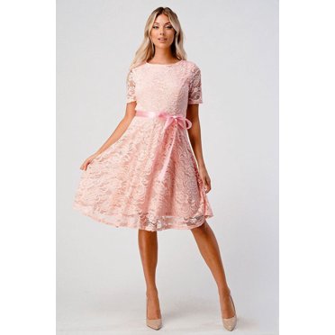 Lace Semi Formal Dress