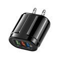 thumbnail image 1 of 3-port USB Charging Head Macaron Color Matching Charging Head Portable USB Charging Head, 1 of 5