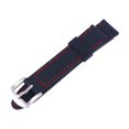 thumbnail image 3 of EeaseCA Watch Strap Waterproof Durable Silicone Watch Band Breathable Watch Wristband for Replacement 24mm (Black with Red Line), 3 of 8