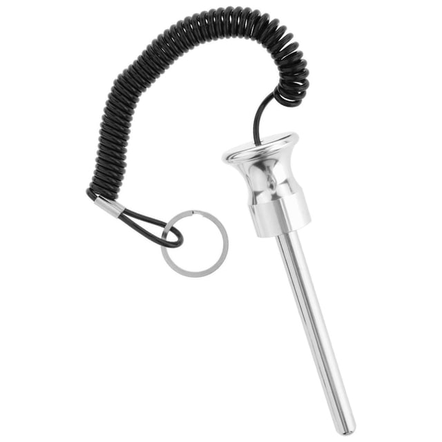 Dalazy Magnetic Weight Stack Pin with Pull Rope Replacement Parts Silver 10x105mm 1Set
