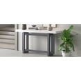thumbnail image 4 of HMYG 59.1'' Painted Entryway Table with Pine Veneer,Unique Triple Rectangle Design Console Table with Thick Pine Wood Legs,Extra Long Sofa Table Versatile for Hallway,Living Room,Kitchen, 4 of 10