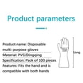 thumbnail image 2 of LSLJS 100pc Nitrile Dishwashing Gloves Household Food Grade Labor Protection Thickened Disposable Nitrile Gloves, 2 of 2