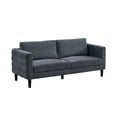 thumbnail image 4 of K-Living Brayden Loveseat for Living Room in Charcoal Grey Fabric Upholstery, 4 of 6