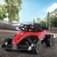 thumbnail image 2 of Costway 12V Kids Ride on Car Electric Racing Truck Remote Control w/ MP3 & Lights Red, 2 of 10