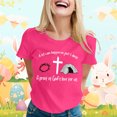 thumbnail image 2 of LUOGENLI T-shirts pour Femme pour Femmes T-Shirt Décontracté à Imprimé de Lettres Col Rond Manches Courtes T-Shirt Plusieurs Couleurs T-shirts pour Femmes T-shirts Graphiques Fête de la Saint-Patrick S, 2 of 5