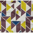 thumbnail image 4 of oneOone Organic Cotton Poplin Twill Fabric Parallelogram & Triangle Geometric Print Sewing Fabric BTY 42 Inch Wide, 4 of 4