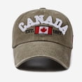 thumbnail image 4 of Canada Baseball Caps Canada Day Adjustable Hat with Embroidered Maple for Enthusiasts and Tourists, 4 of 7