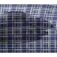 thumbnail image 4 of oneOone Viscose Chiffon Fabric Check Kasuri Print Fabric BTY 42 Inch Wide, 4 of 4