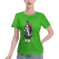thumbnail image 1 of Women's Basic Short Sleeve T-Shirt Demon Slayer: Tanjirou and Nidouzi, 1 of 6