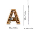 thumbnail image 3 of 26 Letter Acrylic Keychain Pendant for Books, 3 of 5