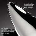 thumbnail image 3 of Serrated Stainless Steel Curved Serving Utensils Set for Kitchen Use Cooking Utensils with Melon Lime Pitaya Theme, 3 of 3