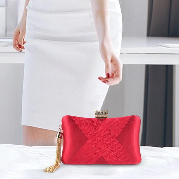 wedding red pouch purse