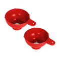 thumbnail image 1 of Oleegame 2PC Home Canning Funnel Fits Wide Or Regular Mouth Jars Plastic Wide Mouth Funnel Red, 1 of 3