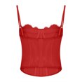 thumbnail image 5 of LSLJS Solid Color Versatile Women Tight Fitting Corset with Lace Lace Lace and Top, Womens Camisole Tank Tops, 5 of 5