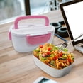 thumbnail image 3 of Lunch Chauffant Portatif en Acier Inoxydable pour les Amateurs de Plein Air, Camping, Randonnée, Voyage, Réchauffage des Repas et Réchauffement des Aliments, 3 of 5