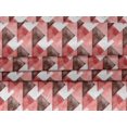 thumbnail image 4 of oneOone Velvet Red Fabric Triangle Geometric Fabric For Sewing Printed Craft Fabric By The Yard 58 Inch Wide, 4 of 5