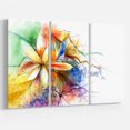 thumbnail image 1 of Design Art Multi Couleur Fleur Fusion Art Sur Toile, 1 of 3