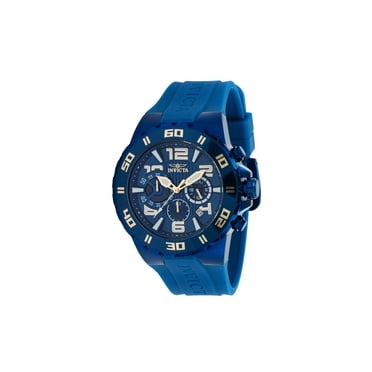 Invicta Pro Diver Montre pour Homme - 48 mm, Ton Or et Bleu 37754