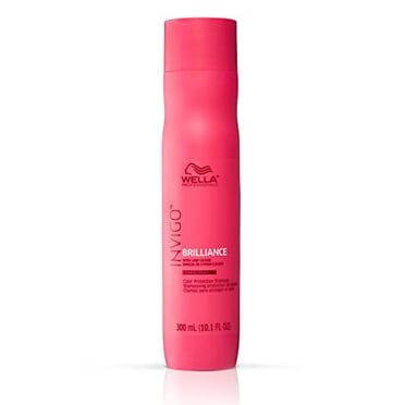 Wella Professionals Invigo Brilliance Shampoo for Coarse Colored Hair, Color Protection &amp; Color Vibrancy, 10.1 oz