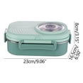 thumbnail image 3 of Renjiang Bento Box Adult Lunch Box,3 Stackable Bento Lunch Containers for Adults/Teen, Modern Minimalist Design Bento Box with Utensil Set, Leak-Proof Lunchbox Bento Box for Dining Out, Work, School, 3 of 5