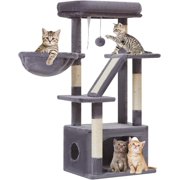 Cat Tree Cat Tower for Indoor Cats .=CM Suitable for Kittens with Luxurious Cat Condo with Adjustable Baskets and Luxurious Perch Light MSSW
