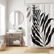 Mainstays Decorative Fabric Shower Curtain with Botanical Designs