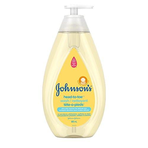 Johnson's Baby Wash and Shampoo for Baths, Head-to-Toe, Tear Free, 800 ml