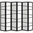 thumbnail image 1 of HOMCOM Paravent Pliant, Écran d'Intimité à 6 Panneaux pour Bureau à Domicile, Blanc, 1 of 10