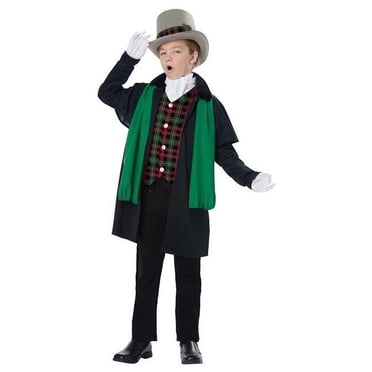 Morris Costumes CC00548MD Costume de Garçon Caroler des Fêtes - Moyen