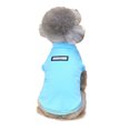 thumbnail image 3 of CBFFDC Pet T-shirt Pet Shirt Round Neck Exquisite Hemming Simple Style Soft Summer Sleeveless Top, 3 of 7