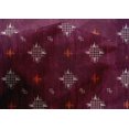 thumbnail image 4 of oneOone Cotton Silk Fabric Check Kasuri Printed Craft Fabric BTY 42 Inch Wide, 4 of 4