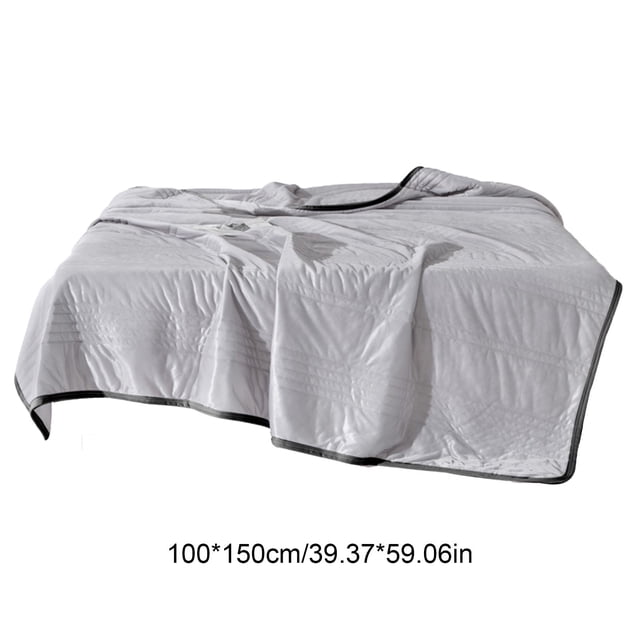 Ohufall Couette Rafraîchissante Couette en Coton Courtepointe Légère Literie d'Été Sans Coutures Ultra Douce Lavable Mince Couette de Lit pour Usage Quotidien Rentrée Scolaire