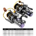 thumbnail image 2 of Metal Spool Double Brake Spinning Reel 5.2:1/5.0:1 Fishing ,Rigid Aluminum Skeletal Frame, 2 of 6
