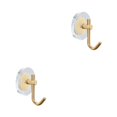 thumbnail image 2 of maskred Multi-purpose Acrylic Luxury Wall Hook Strong Bearing Capacity Suitable For All Settings gold 2Set, 2 of 6