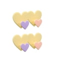 thumbnail image 2 of Holiday Deals! Gspmoly 2 Heart Shaped Multifunctional Hooks for Storing Clothes and Hats In The Kitchen with Seamless Adhesive Hooks and Double Hooks Holiday Deals, 2 of 6