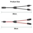 thumbnail image 4 of 2Pcs Electrical Solar Connector Wire Rated 20A, Rated Voltage 1000VDC, PPO Material, IP67 Protection, 4 of 9