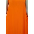 thumbnail image 3 of Bimba Women's Solid Spaghetti Strap Maxi Dress for Summer Beach Wear Sundress, 3 of 9
