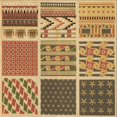 thumbnail image 1 of Ahgly Tapis de Zone Carré Transitionnel Lavable en Machine, Marron Selle, 7 Pieds Carré, 1 of 7