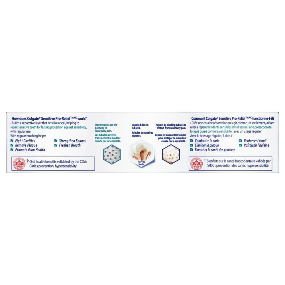 Colgate Sensitive Pro-Relief Dentifrice, Format d'Essai