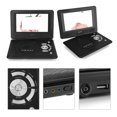 thumbnail image 4 of 9 Inch HD TV Portable DVD Player 16:9 LCD Screen CD Game TV Player USB Radio Adapter DVD Players ,high resolution screen, 4 of 4