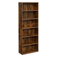 thumbnail image 1 of VASAGLE Bookshelf, Open Bookcase with Adjustable Storage Shelves, Floor Standing Unit, 23.6?, Rustic Brown, 1 of 5