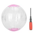 thumbnail image 2 of Ball Pet Golden Hamsters Exercise Ball Toy Running Machine Transparent Jogging Ball 18.5cm, 2 of 7